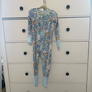 Little Sleepies sweet treats (Blue Donut and Ice Cream) Kids Footie